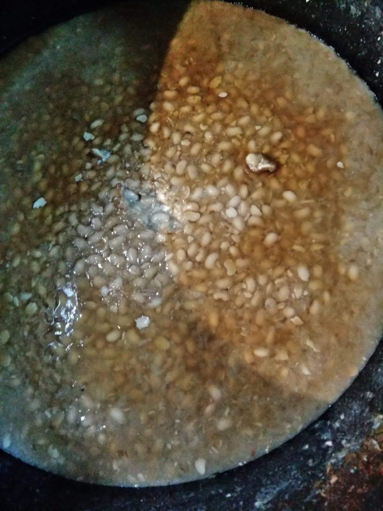 煮大豆